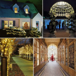 Waterproof Solar Powered Fairy String Light In White 22 Meters 200 Led - thumbnail 2