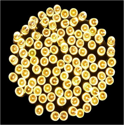Spot On Dealz 800 Led Warm White Christmas Lights 8 Lighting Modes Indoor Outdoor String Lights For Garden Home Festive Chaser Decoration - image 1