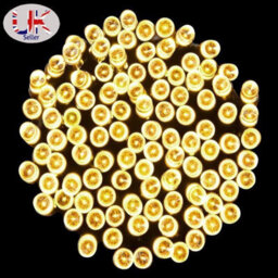 Spot On Dealz 800 Led Warm White Christmas Lights 8 Lighting Modes Indoor Outdoor String Lights For Garden Home Festive Chaser Decoration - thumbnail 3