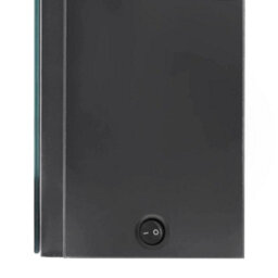 Berkfield Stylish Led Bathroom Mirror Cabinet Grey 50X13X70 Cm - thumbnail 6