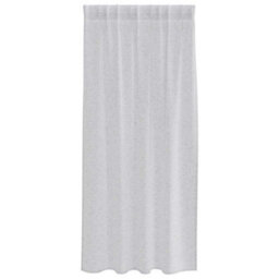 Berkfield Curtains With Curtains 2 Pcs Light Gray Polyester - thumbnail 3