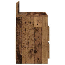 Berkfield Bedside Cabinets 2 Pcs With 2 Drawers Old Wood 40X33X60 Cm - thumbnail 6
