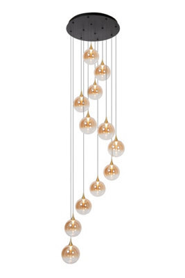 Lucide Premium Gisela Pendant Light Diameter 61Cm Led Dim. 2700K - Amber - image 1