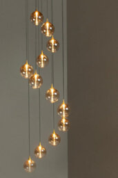 Lucide Premium Gisela Pendant Light Diameter 61Cm Led Dim. 2700K - Amber - thumbnail 4
