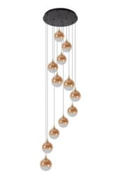 Lucide Premium Gisela Pendant Light Diameter 61Cm Led Dim. 2700K - Amber - thumbnail 3
