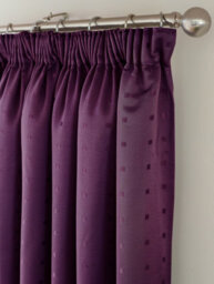 Luxury Living Adiso Pencil Pleat Taped Top Curtains Purple - thumbnail 5