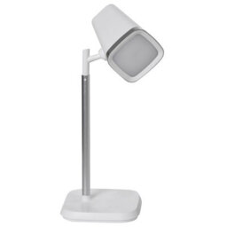 Beliani 2 In 1 Desk And Wall Lamp White, Detachable Head, Stepless Touch Dimmer, 3 Cct Modes - thumbnail 5