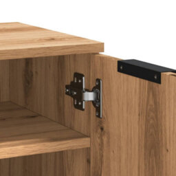 Berkfield Shoe Cabinet Artisian Oak 59X35X70 Cm Engineered Wood - thumbnail 8