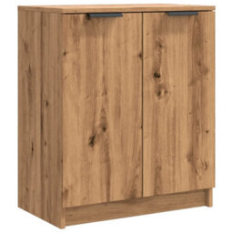 Berkfield Shoe Cabinet Artisian Oak 59X35X70 Cm Engineered Wood - thumbnail 2