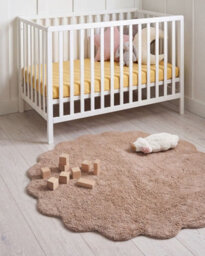 Beliani Kids Rug Anegundi  Light Brown 120 Cm Cotton With Cushion - thumbnail 2
