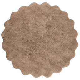 Beliani Kids Rug Anegundi  Light Brown 120 Cm Cotton With Cushion - thumbnail 4