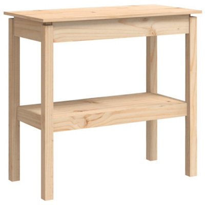 Berkfield Stylish Console Table 80X40X75 Cm Solid Wood Pine - image 1