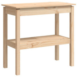 Berkfield Stylish Console Table 80X40X75 Cm Solid Wood Pine - thumbnail 1