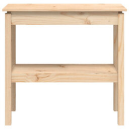 Berkfield Stylish Console Table 80X40X75 Cm Solid Wood Pine - thumbnail 4
