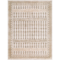 Livabliss Elle Decor Alba-Global Ivory Green Brown Taupe Graphic Living Dining Bedroom Rug 200 X 275 Cm Easy Care, Non Shedding - thumbnail 2