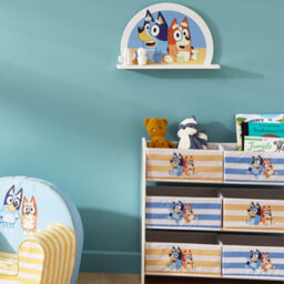 Bluey Toy Storage Unit, 6-Box Organizer For Bedroom, Easy Assembly And Clean Up - thumbnail 2