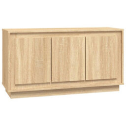 Berkfield Sideboard Sonoma Oak 102X35X55 Cm Engineered Wood - thumbnail 2
