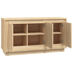 Berkfield Sideboard Sonoma Oak 102X35X55 Cm Engineered Wood - thumbnail 6