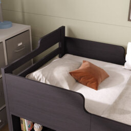 Abrihome Cabin Bed Mid Sleeper Bed Frame Storage Kids Wooden Bed With Drawers Shelf Storage Low Sleeper Bed Single Children's Wooden Bed - thumbnail 4