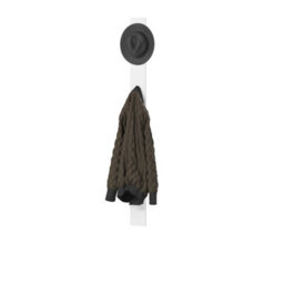 Arte White Simply 5 Hallway Hanger W13Cm X H162Cm X D2Cm - Bright And Airy Elegance - thumbnail 2