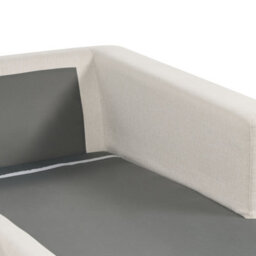 Wyld And Coco U-Shaped Corner Sofa Light Beige Polyester 5-Seater Large - thumbnail 7