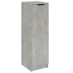 Berkfield Sturdy Shoe Cabinet Concrete Grey 30X35X100 Cm Engineered Wood - thumbnail 1
