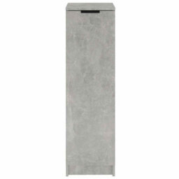 Berkfield Sturdy Shoe Cabinet Concrete Grey 30X35X100 Cm Engineered Wood - thumbnail 5