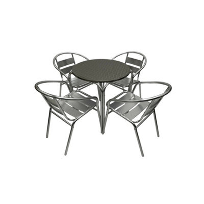 Garden Furniture Sets, Catering Furniture, Aluminium Furniture 4 Chairs - image 1