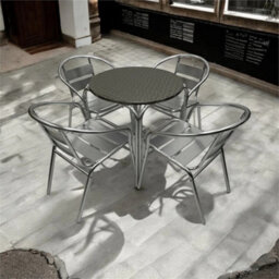 Garden Furniture Sets, Catering Furniture, Aluminium Furniture 4 Chairs - thumbnail 3