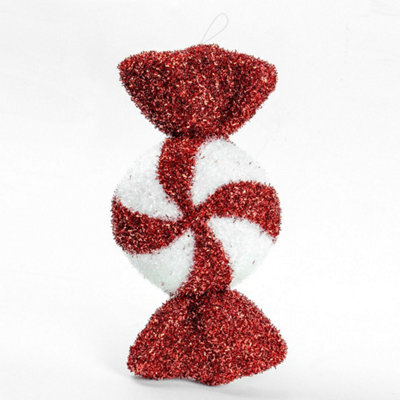 The Christmas Workshop Swirl Sweet Tinsel Christmas Tree Decoration - image 1