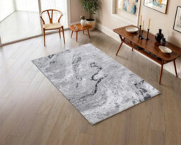 Stratus Interiors Fantastia Large Living Room Rug 200 X 290 Cm - White / Silver / Light Grey - Large - thumbnail 6