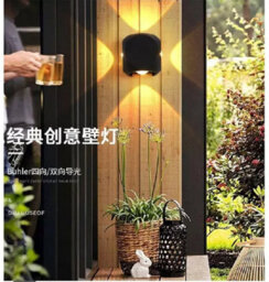 Led Wall Lamp With Up  Down Light  Waterproof Aluminium, Indoor Outdoor - thumbnail 2