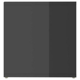 Berkfield Classic Tv Cabinet High Gloss Grey 72X35X36.5 Cm Engineered Wood - thumbnail 6