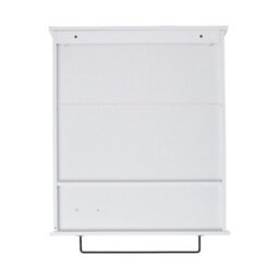 Living And Home Wall-Mounted E1-Grade Melamine-Faced Mdf Bathroom Cabinet With Adjustable Shelf White - thumbnail 7