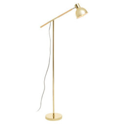 Orsina Shiny Brass Adjustable Floor Lamp, Convenient Office Lamp, Space-Saver Lamp, Rotating Bedroom Lamp - thumbnail 2