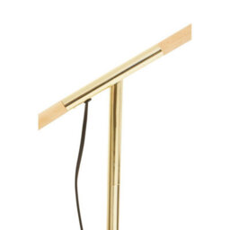 Orsina Shiny Brass Adjustable Floor Lamp, Convenient Office Lamp, Space-Saver Lamp, Rotating Bedroom Lamp - thumbnail 6