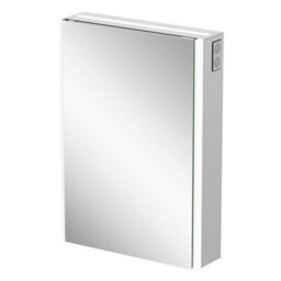 Affine Bathroom Led Mirror Cabinet Illuminated Shaver Socket Speakers Ip44 700 X 500mm - thumbnail 6