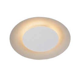 Lucide Foskal Large Led Flush Ceiling Light White 215 mm - thumbnail 1