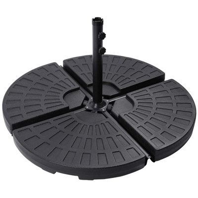 Set Of 4 Cantilever Banana Parasol Umbrella Base Stand Weights - Fillable With Water Or Sand - image 1