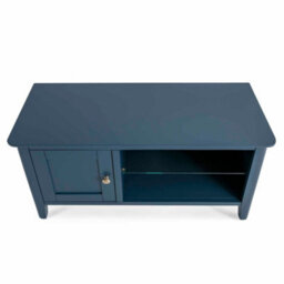 Stirling Blue 90Cm Tv Unit  - Fully Assembled By Roseland Furniture - thumbnail 8