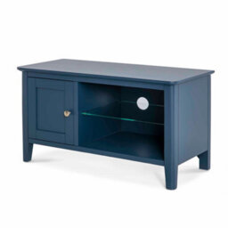 Stirling Blue 90Cm Tv Unit  - Fully Assembled By Roseland Furniture - thumbnail 5