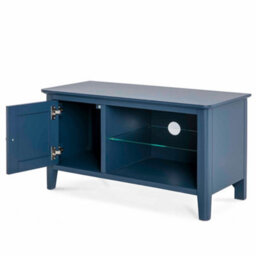 Stirling Blue 90Cm Tv Unit  - Fully Assembled By Roseland Furniture - thumbnail 6