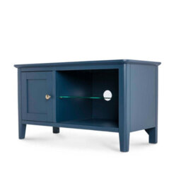Stirling Blue 90Cm Tv Unit  - Fully Assembled By Roseland Furniture - thumbnail 7