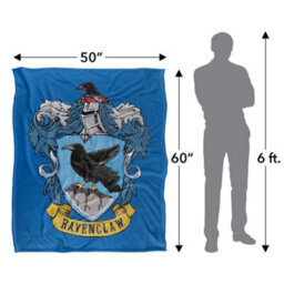 Harry Potter Ravenclaw Stitched Crest Blanket Multicoloured (One Size) - thumbnail 5