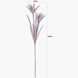 Vanity Living Set Of 4 100Cm Foam Buds Pink Artificial Flower Arrangements For Indoor Living Room Decor, Fake Flowers - thumbnail 4