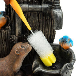MonsterShop Outdoor Water Feature Garden Fountain Led Plug-In Pump Otter Oasis - thumbnail 6