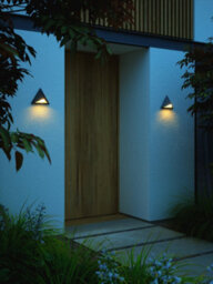 Nordlux Konit Outdoor Plastic Wall Light Weatherproof Black,mains - thumbnail 4