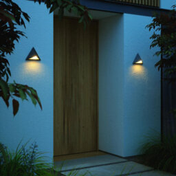 Nordlux Konit Outdoor Plastic Wall Light Weatherproof Black,mains