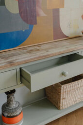 Statement Furniture Florence Large Console Table - Sage Green - thumbnail 4