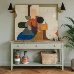Statement Furniture Florence Large Console Table - Sage Green